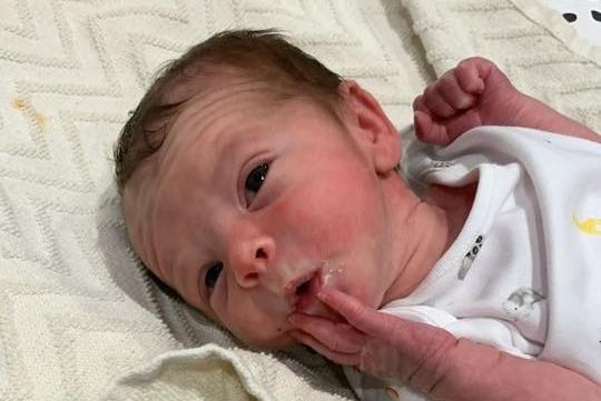 Teddy Anthony born at 6.05am on January 11 at Northampton General Hospital, weighing 5lbs 9oz.