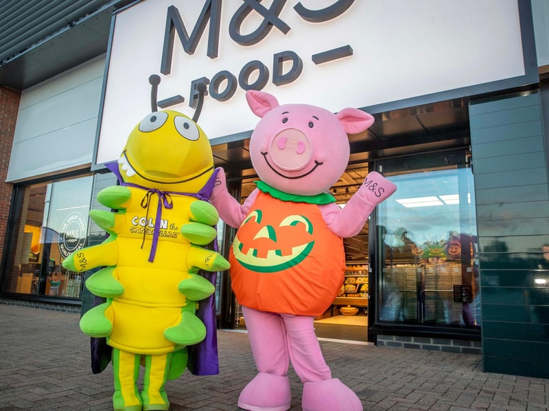 Chronicle & Echo photographer Kirsty Edmonds captures dozens of shoppers queuing outside the new M&S Foodhall at Riverside Retail Park, Northampton, as it opened at 8am on Wednesday, October 21.