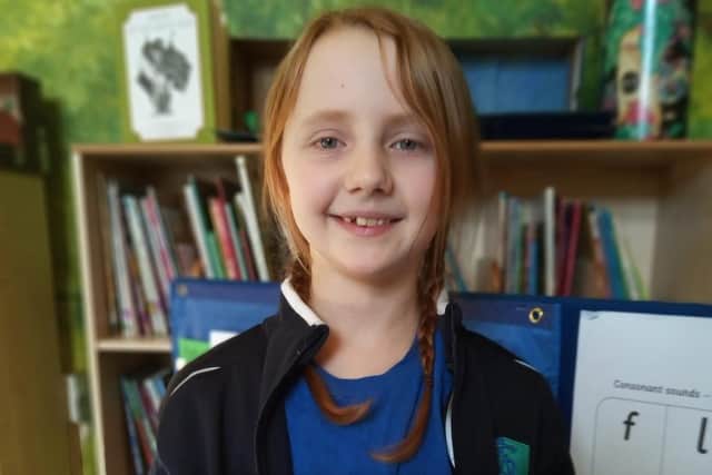 Stimpson Avenue Academy pupil Eliza Lubicz took part in the Big Sleep Out in aid of the Hope Centre