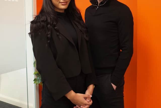 Left: Alia Cain-Coleman, Client Experience Manager, Right: Stephen Watts, Chief Operating Officer - TC Group