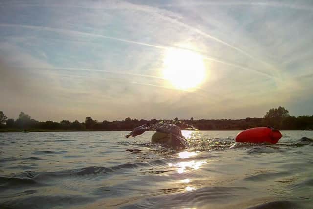 Open water swimming at Stanwick Lakes resumes this month