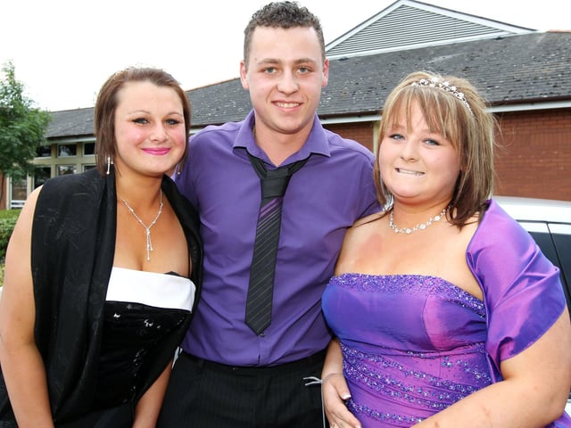 Students arriving for Prom from Malcolm Arnold Academy School at the Hilton Northampton in 2011