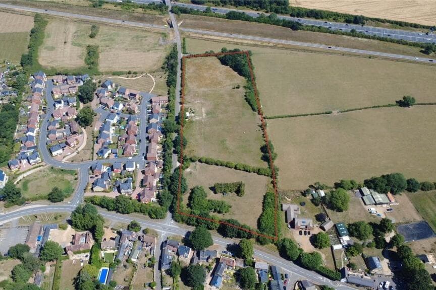 Northamptonshire village land up for sale at £2.4 million with permission ...