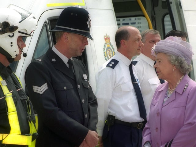 Queen's Visit 2001 to Rockingham Motor Speedway