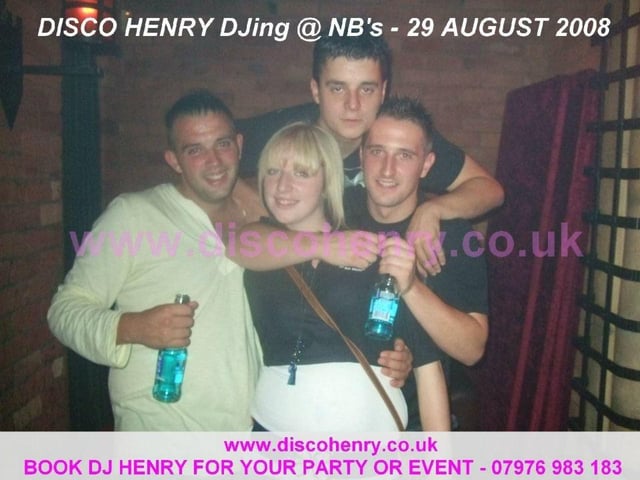 Nostalgic pictures from a night out at NB's
