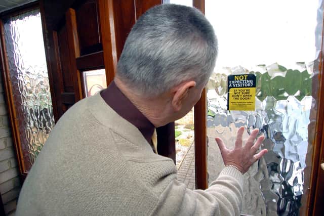 Not expecting a visitor? If you're not sure don't open the door/ National World