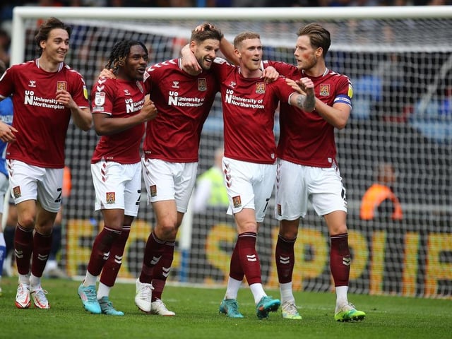 Might not have known a great deal about it but his seventh goal of the season came at a pivotal moment as it nudged Cobblers ahead at the break and deflated Oldham, allowing the visitors to seize control. Took a whack for his troubles when clattered by Piergianni late on, leading to the Latics skipper's red card... 7.5