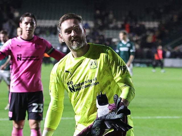 Plymouth had 11 shots in the first half but only one on target and that was straight at him. He had even less to do after the break, at least in terms of saves, but he did pick out a brilliant pass when finding Wheatley to set Cobblers away for their second goal. This was his first clean sheet in the league for nearly two months... 7.5