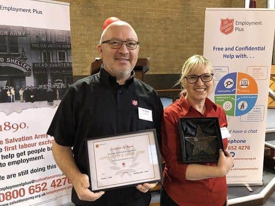 Captains Tim and Cheryl Stone awarded for their employment work