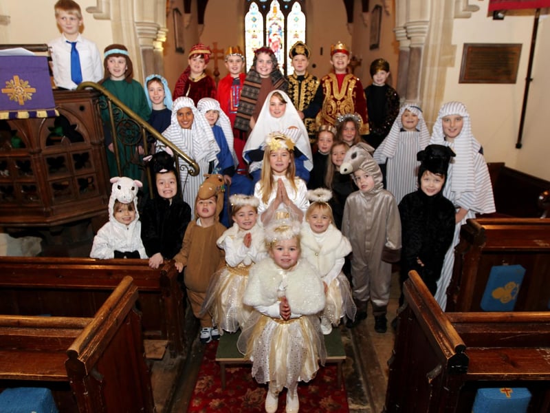 A nativity play at Tiffield Primary School in 2012.