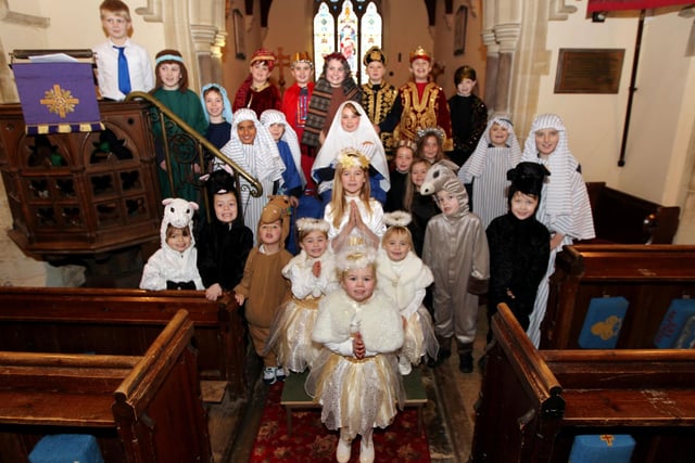 A nativity play at Tiffield Primary School in 2012.