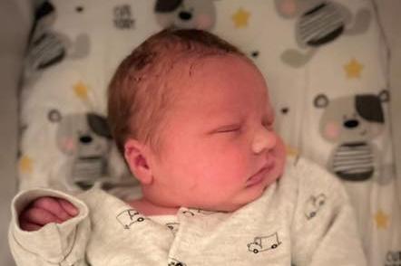 Louis Robert born at 4.33am on October 1 at Northampton General Hospital, weighing 7lbs 14oz.