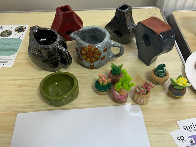 SPRING clients pottery