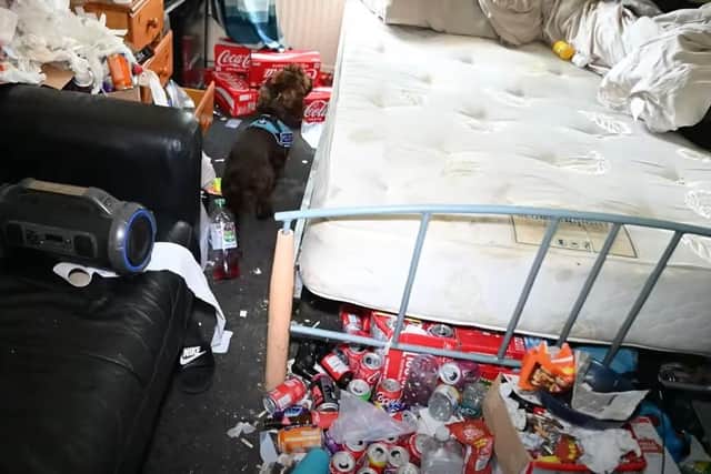 Jamie Matthew had lived in squalid conditions since his mum and dad both died.