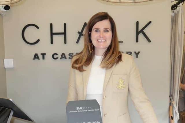 Two of the businesses at The Rural Shopping Yard, Chalk at Castle Ashby and Limeblue Gift Boutique, are run by Eloise Davis.