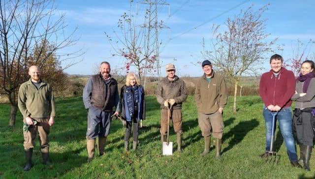 Volunteers at Cotton End Park
