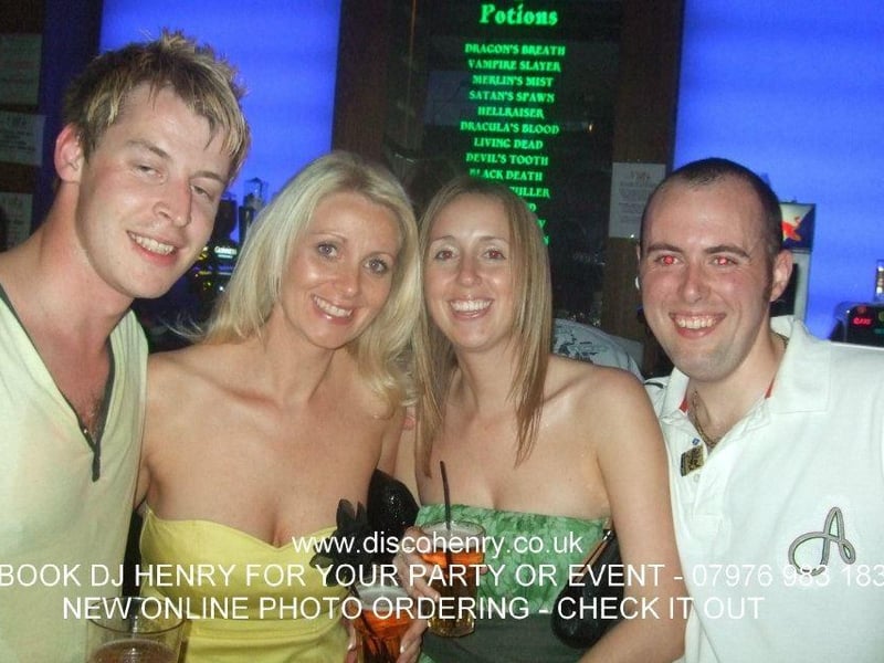 Nostalgic pictures from a night out on the town 15 years ago