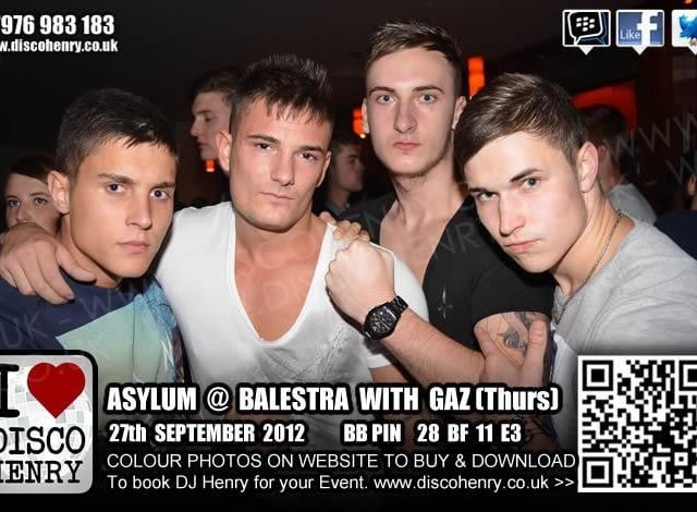 Nostalgic pictures from a 2012 night out at Balestra