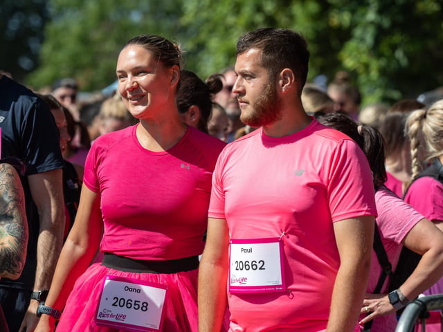 Runners taking part in the Race For Life at Abington Park in Northampton on Sunday, July, 12, 20026. Photo by David Jackson.