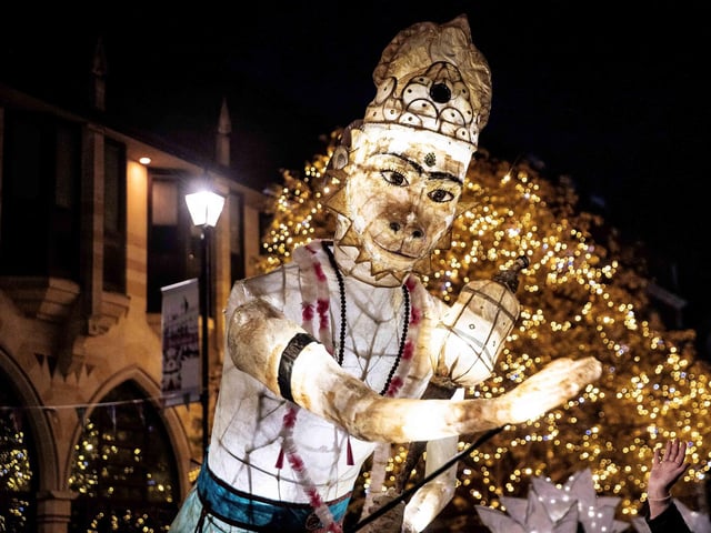 The parade and wider Diwali festival took place in Northampton town centre on Saturday October 26.
