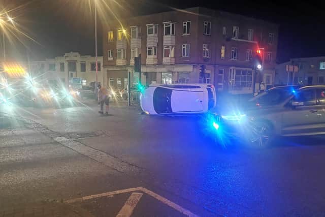 The incident happened at the crossroads of Grafton Street and Barrack Road yesterday at 4.40pm.