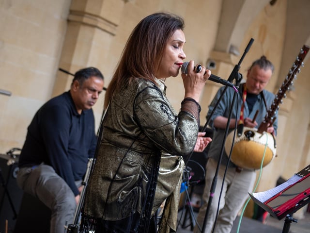 Durgesh & Friends, Northampton Music Festival 2022. Photo by David Jackson.