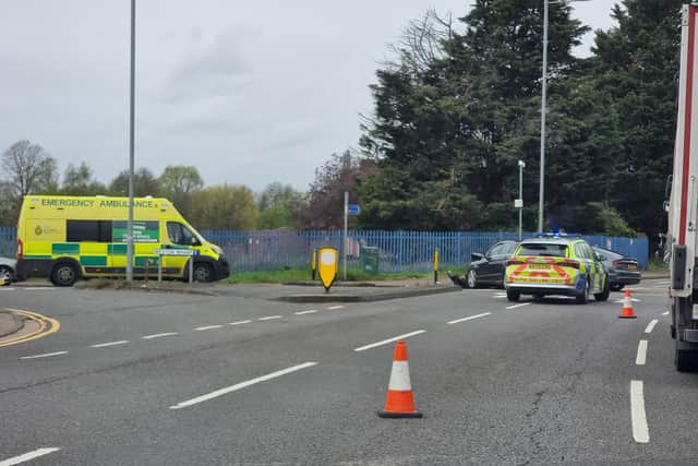Pictures from the scene at midday