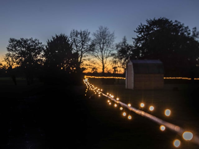 Take a look around the winter light trail, which is now open and will be until December 31.