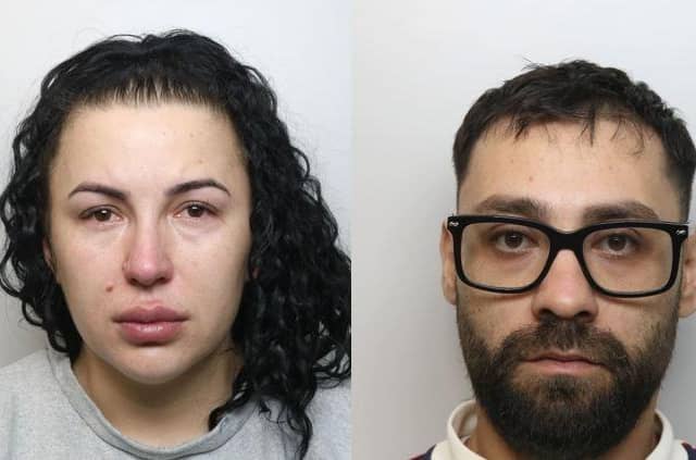 Ionut-Alin Dobre, 30, and Nicoleta-Andreeva Zaharia, 33, were each sentenced to 17 months in prison.