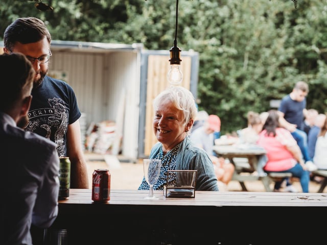 The family day of food, music and games was attended by nearly 700 members of the Northampton community, who wanted to show their continued support.