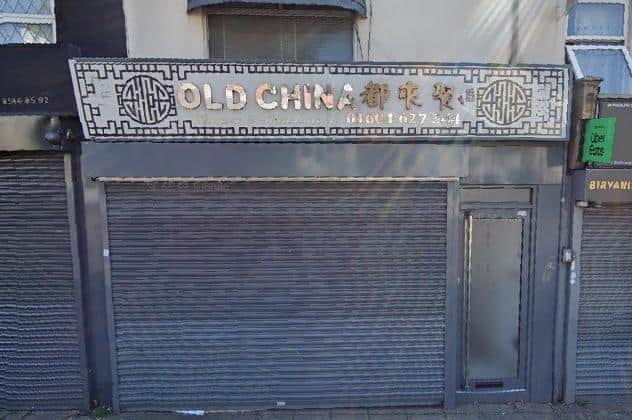 Old China in Barrack Road has been given a zero star food hygiene rating.