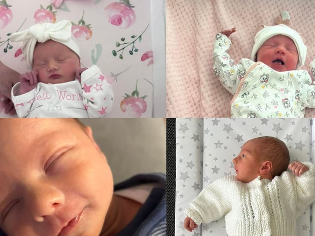 Some of the cute babies born in Northampton in May 2024...
