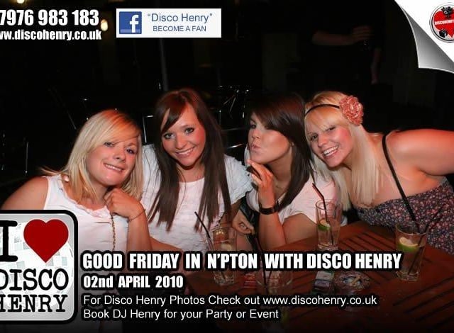 Nostalgic pictures from a Good Friday night out in 2010 around Northampton.