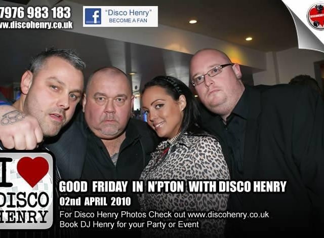 Nostalgic pictures from a Good Friday night out in town