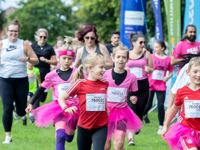 Pretty Muddy events took place in Abington Park on Saturday July 29, 2023.