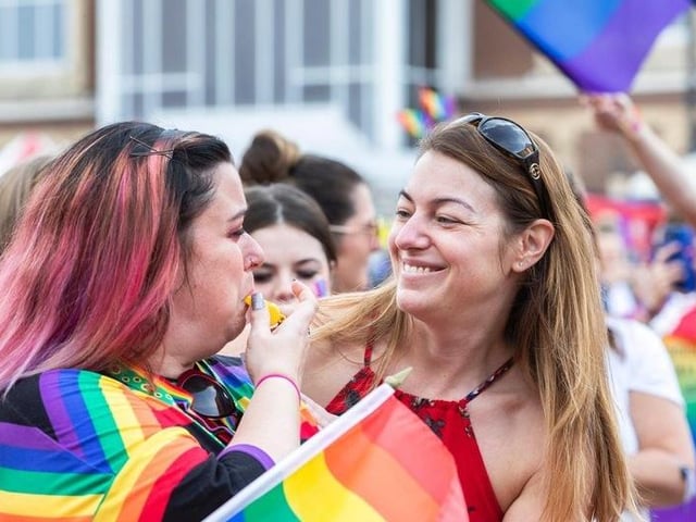 Scenes from Northampton Pride 2021 — Pride Month kicks off on Wednesday (June 1) with the big event set for the Market Square on Sunday, June 26