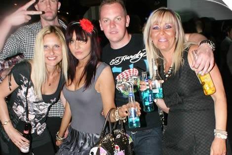 Nostalgic pictures from a night out at NB's