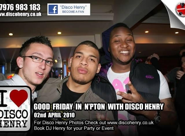 Nostalgic pictures from a Good Friday night out in town