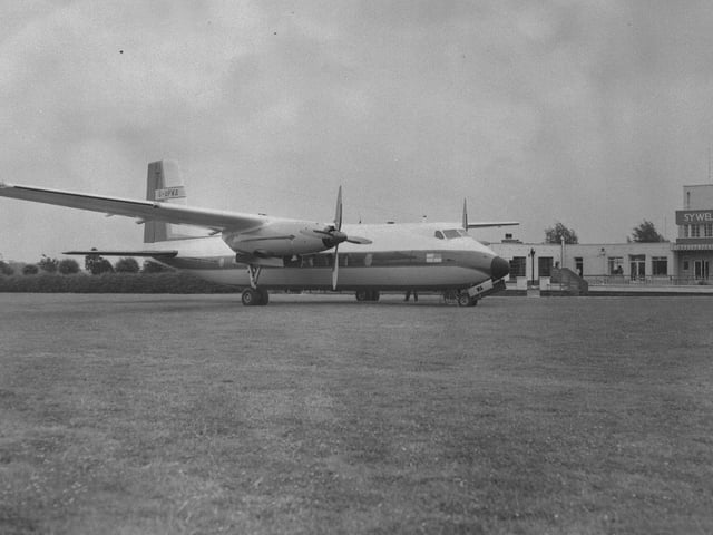 Handley Page Herald at Sywell, July 7, 1962
