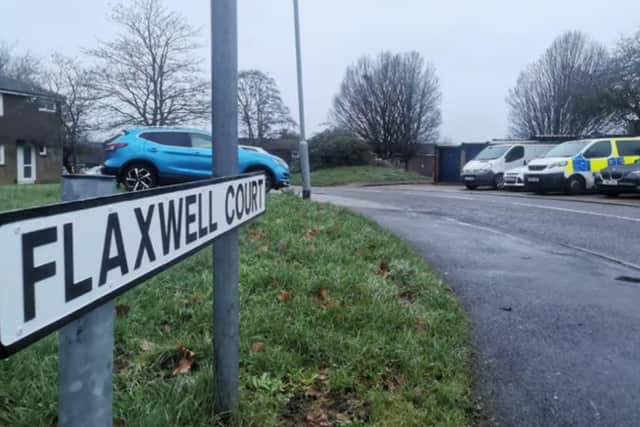 Junior Emmanuel Uwadia, of Northfield Way, Northampton, denies murdering Clinton – who died in Flaxwell Court, Standens Barn on Thursday, December 11 last year. Photo: Logan MacLeod.