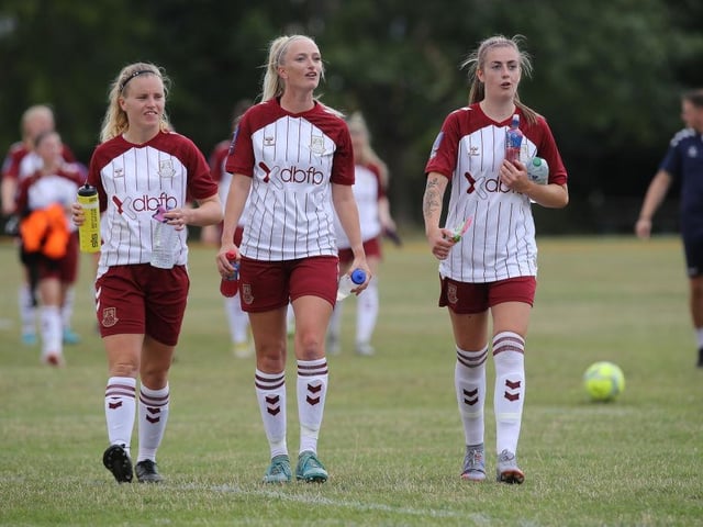 Zoe Boote, Rachael Mumford and Eden Brown