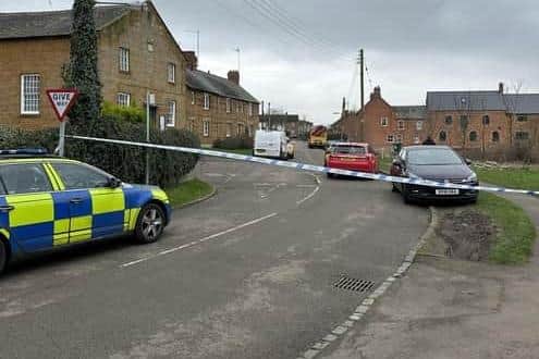This was the crime scene in Willow View, Kislingbury, the morning Katherine was found.