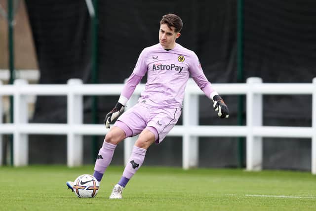 Louie Moulden has signed for the Cobblers on loan until the end of the season (Picture: Jack Thomas - WWFC/Wolves via Getty Images)