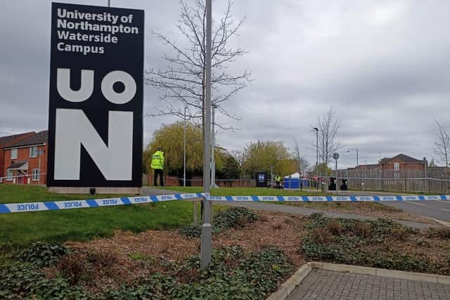 The University of Northampton has confirmed the four people charged in the murder investigation are all students.