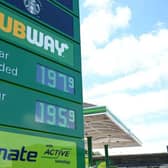 Fuel prices are soaring across Northamptonshire — but have gone up more in some areas than others during the last 12 months.