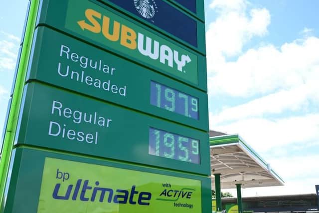 Fuel prices are soaring across Northamptonshire — but have gone up more in some areas than others during the last 12 months.