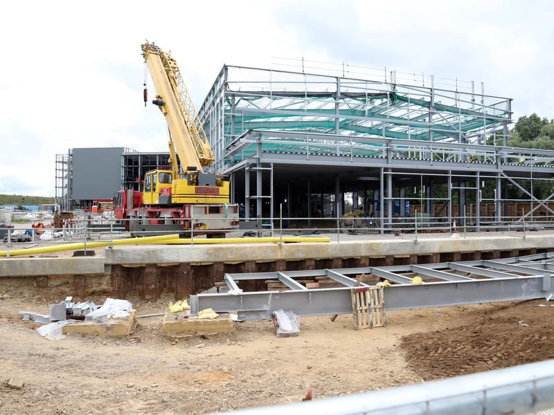 The new cinema taking shape in June 2018