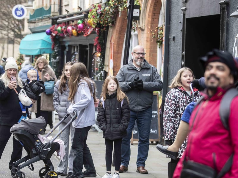 St Giles’ Street was closed to traffic to allow shoppers to walk freely down the road, which created a welcoming, community feel.