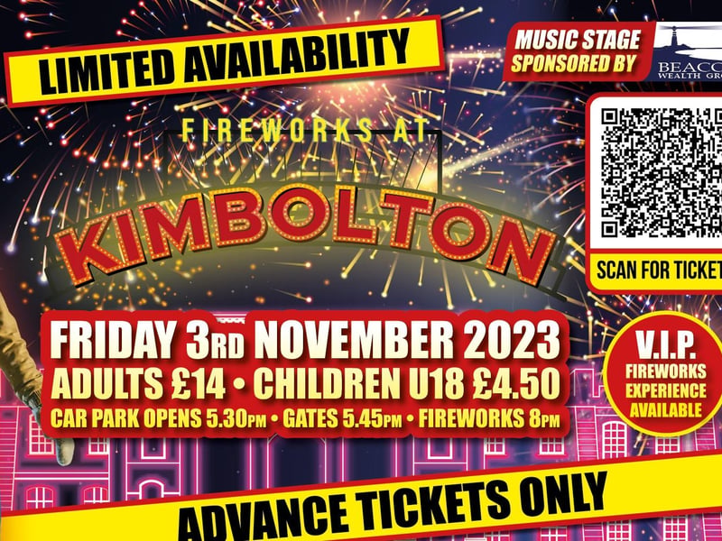 Hosted by the Kimbolton School Parents Association, the fireworks will take place on Friday November 3.
Gates open at 5.45pm and fireworks will start at 8pm.
There will be a music stage, funfair, food village, bar and more.
Tickets must be bought on advance on Event Hype. Tickets are £14 per adult, £4.50 per child aged three - 17 and under twos are free.