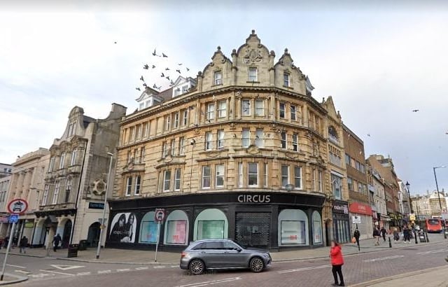 The Grade II listed building above Circus, which is home to flats, has always been an impressive and pretty part of the town centre